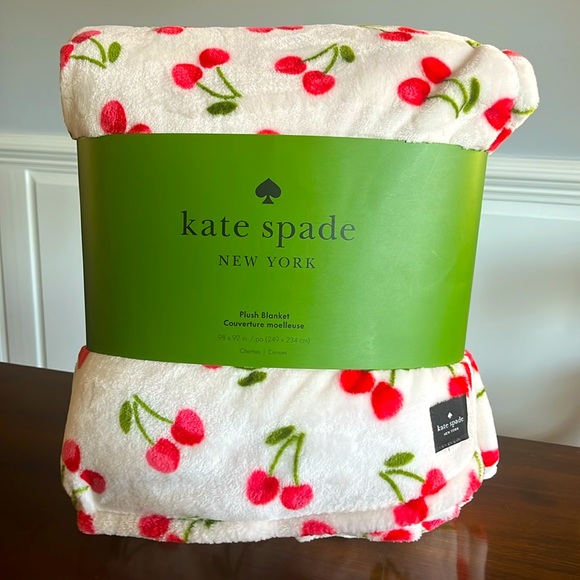 Kate Spade Plush Blanket - Picture 1 of 5